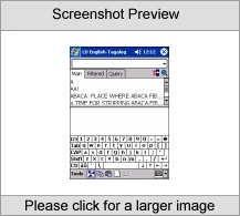 LingvoSoft Dictionary English <-> Tagalog for Pocket PC Screenshot